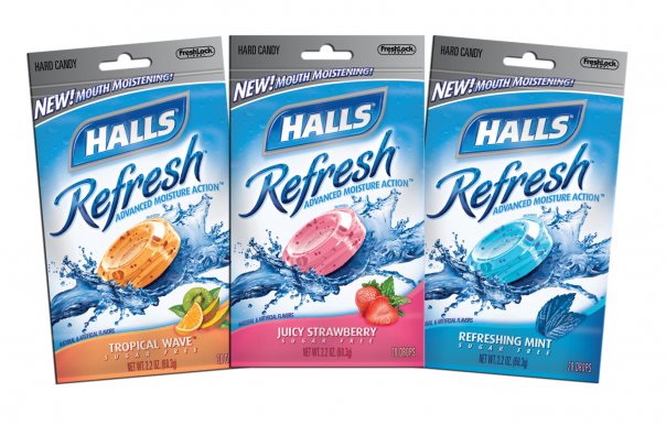 Halls Cough Drops. Halls typically makes Cough